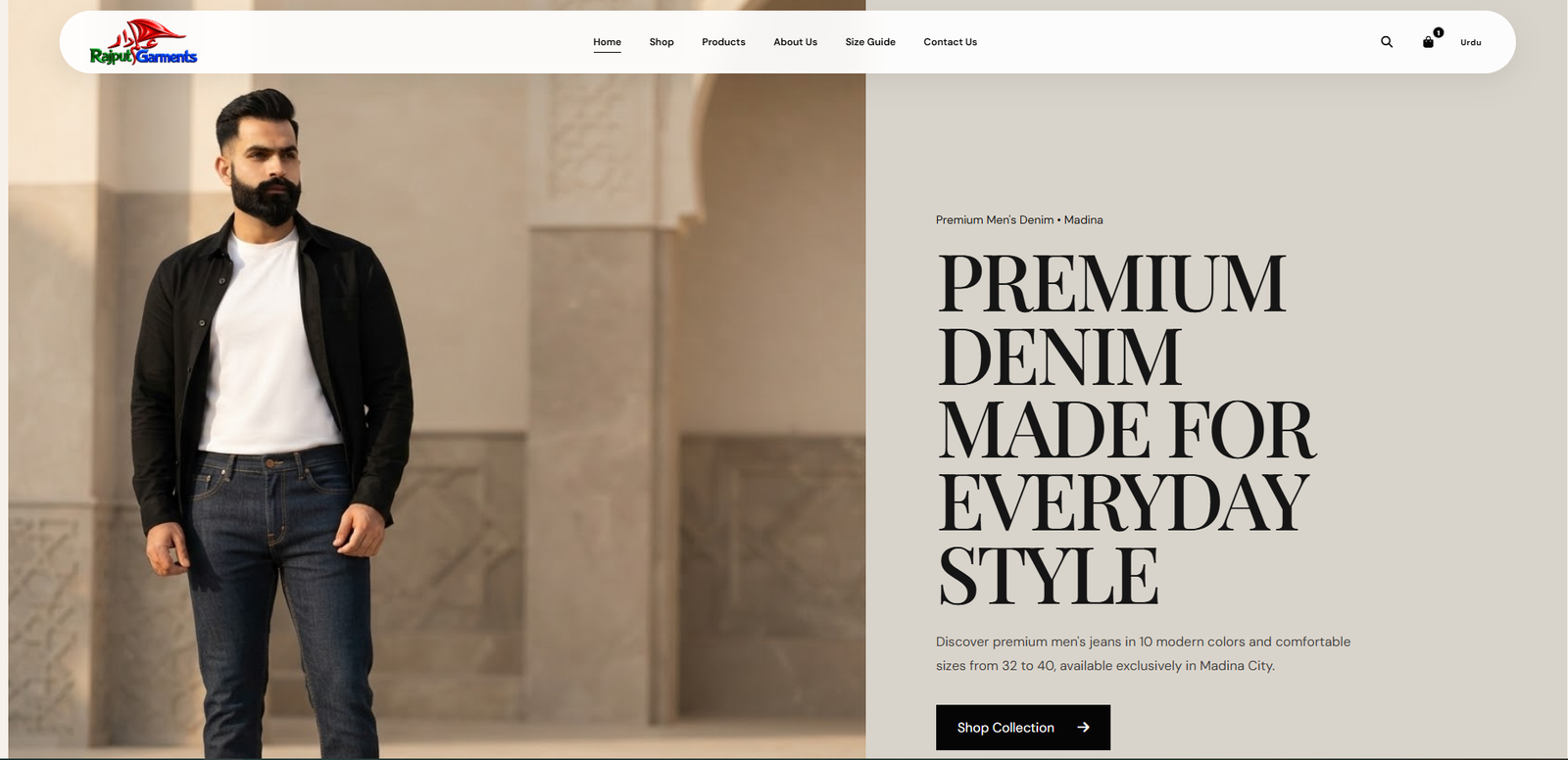 alamdaargarments.com website